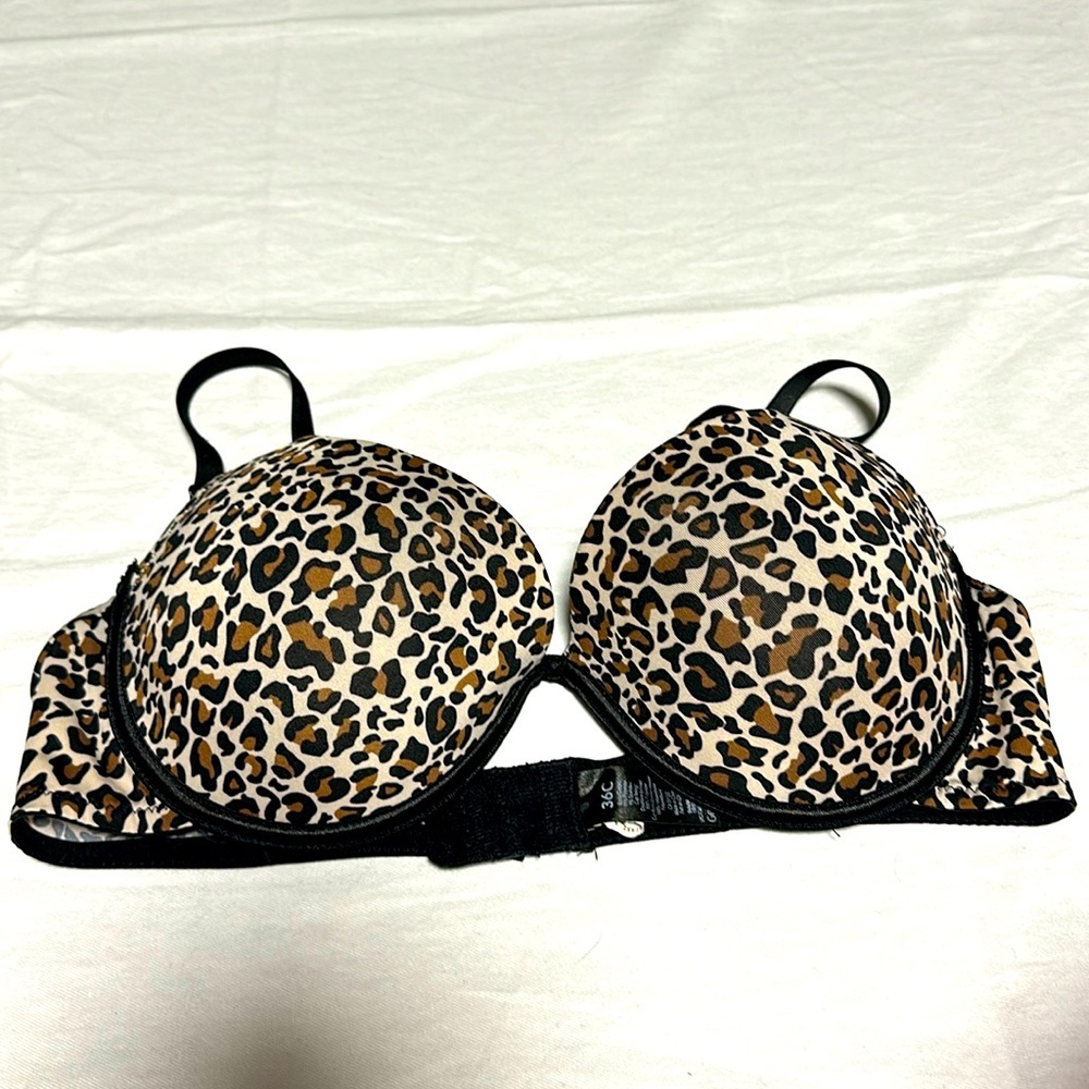 George Animal Print Bra